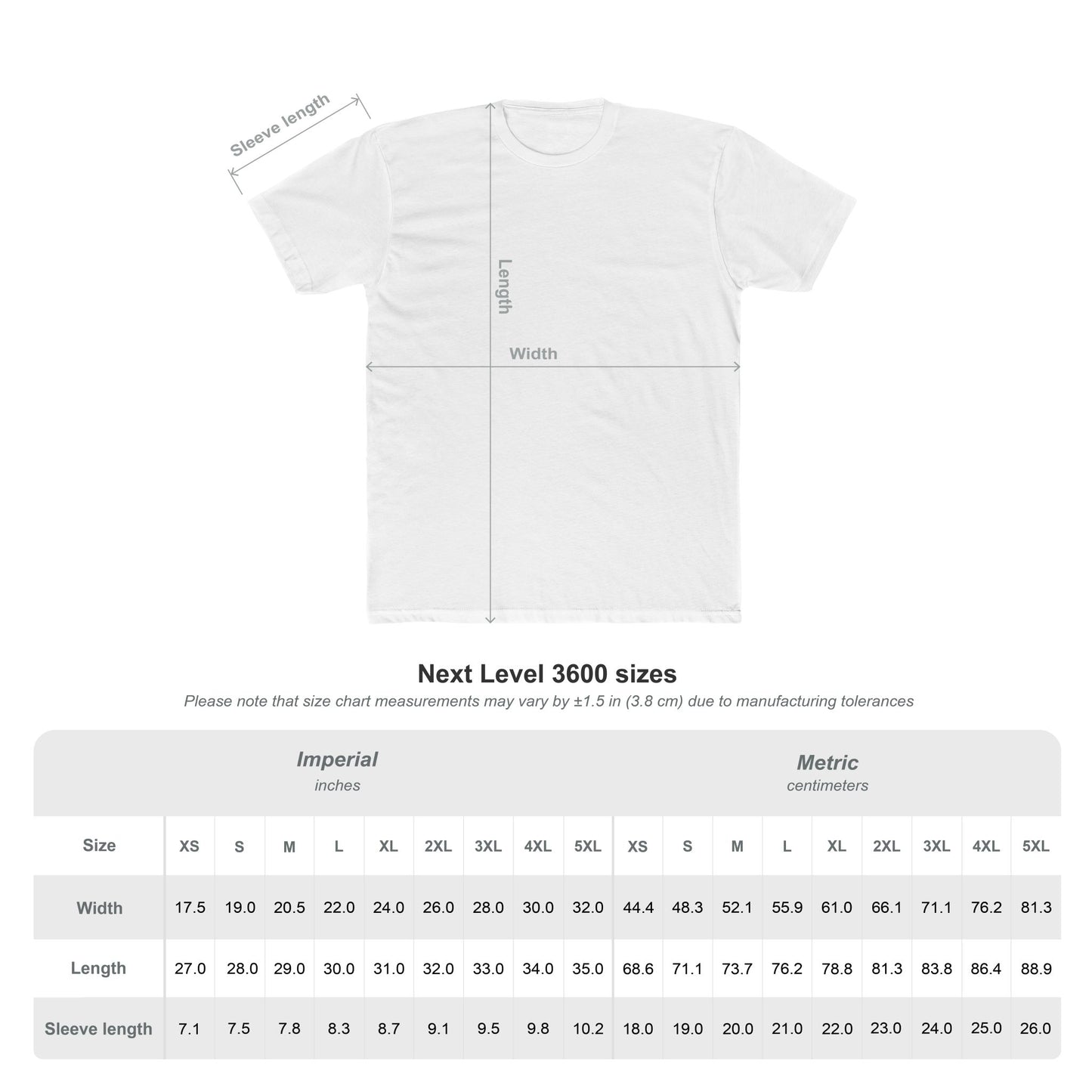 GTRST Collection Unisex Cotton Crew Tee