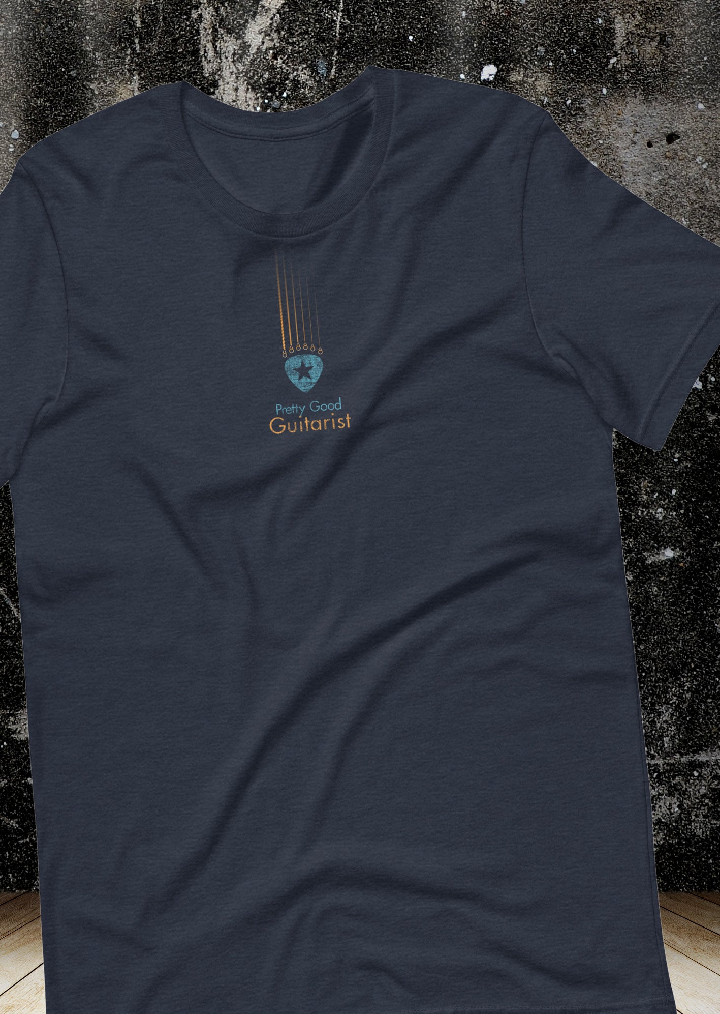 'Pretty Good Guitarist' Pick & Strings Unisex t-shirt